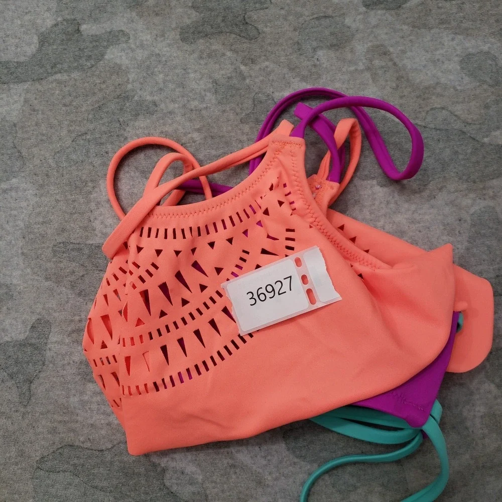 Victoria's‎ Secret Swimwear Top Womens XS Orange